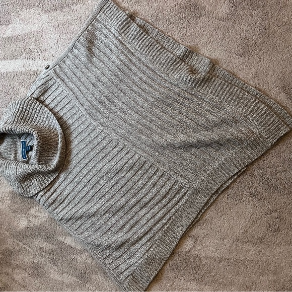 EUC Karen Scott poncho sweater - Picture 2 of 5